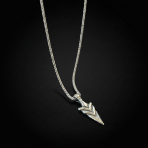 Terasest Kaelakee "Arrowhead Chevron"