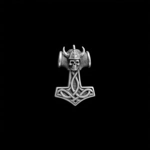 925 Hõbe Ripats "Mjölnir Koljuga"