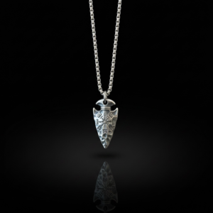 Terasest Kaelakee "Arrowhead Vegvisir"