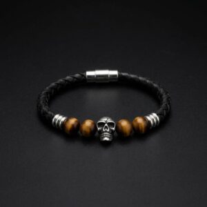 Käevõru "Skull Tiger Eye"