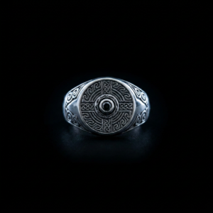 925 Hõbesõrmus "Black Stone"